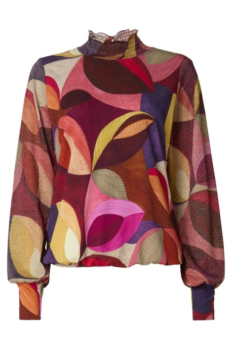 Tessa Koops multi color dames blouse | Vooraanzicht