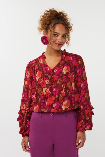 Ydence Blouse BLOUSE ELLIE FS2528 1078 MULTI FLOWER