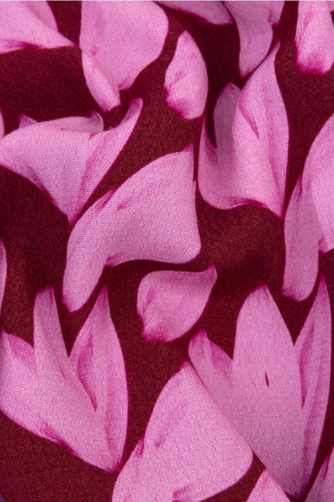 Ydence roze dames blouse | Kleurstaal