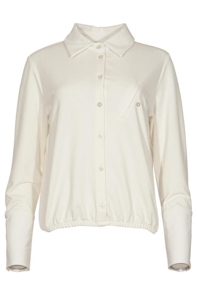 Maicazz ecru dames blouse | Vooraanzicht