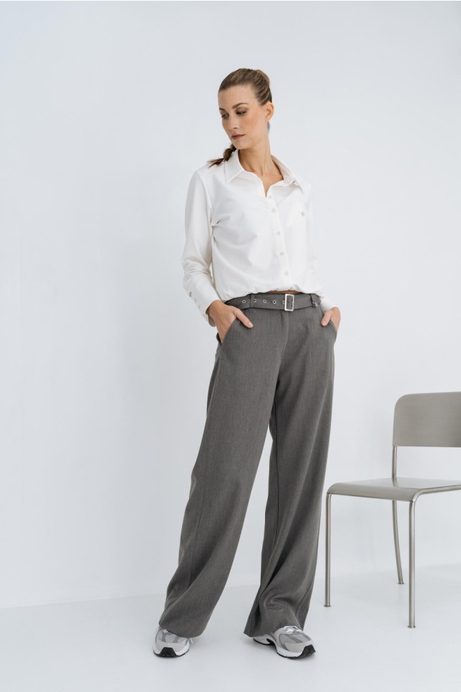 Maicazz ecru dames blouse | Model