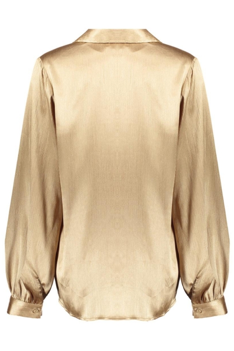 Geisha gouden dames blouse | Achteraanzicht