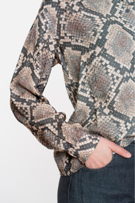 Geisha zwarte dames blouse | Unique Selling Point