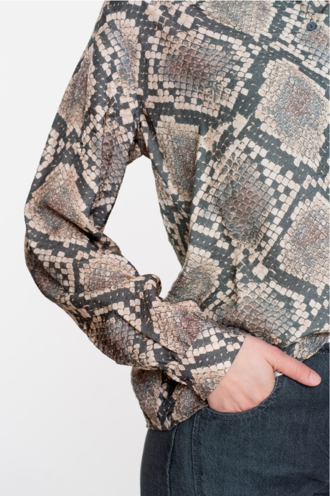 Geisha zwarte dames blouse | Unique Selling Point