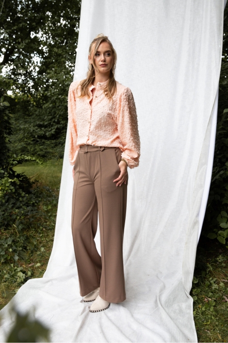 I-coni-K roze dames blouse | Model