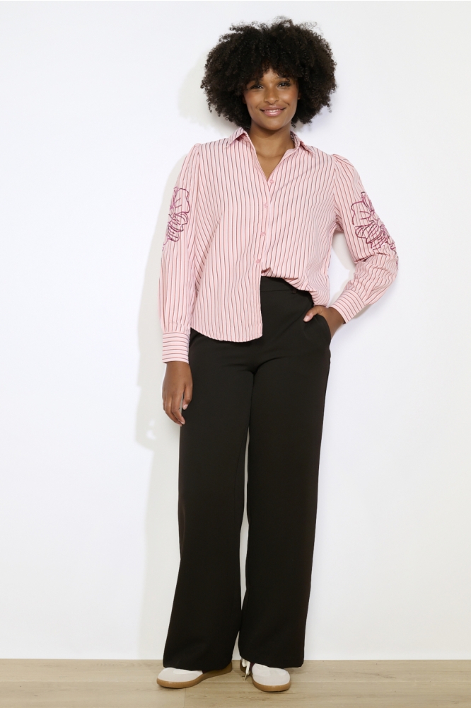 LolaLiza roze dames blouse | Model