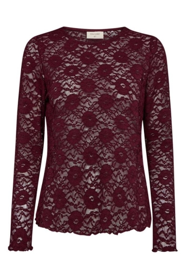Freequent T-shirt FQLENNON BLOUSE 206788 PORT ROYALE