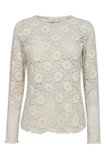 Freequent T-shirt FQLENNON BLOUSE 206788 MOONBEAM