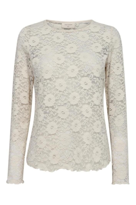 Freequent witte dames t-shirt | Vooraanzicht