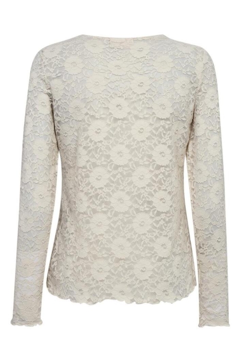 Freequent witte dames t-shirt | Achteraanzicht