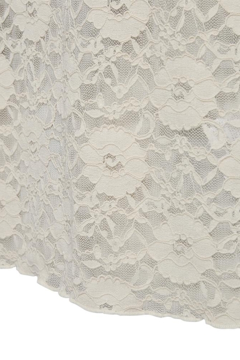 Freequent witte dames t-shirt | Close up