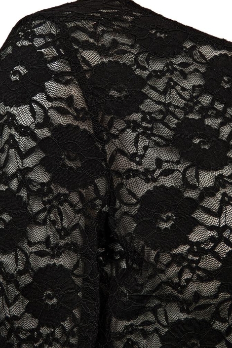 Freequent zwarte dames t-shirt | Close up