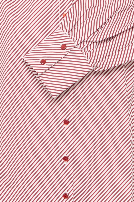 Ichi rode dames blouse | Close up