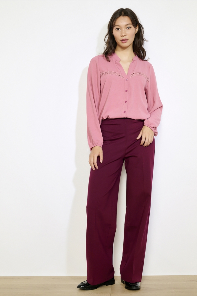 LolaLiza roze dames blouse | Model