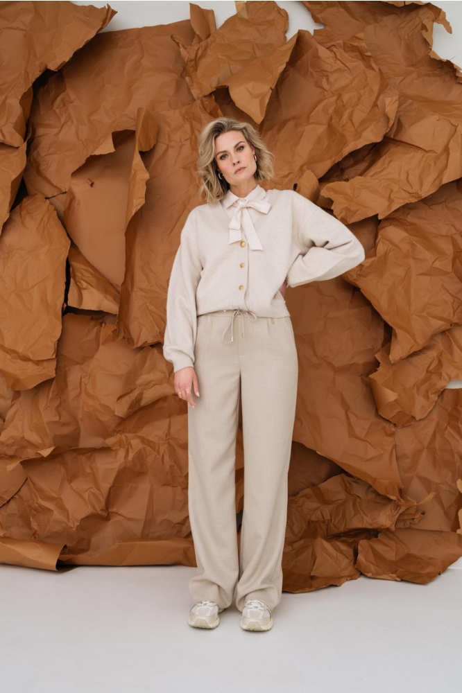 Maicazz beige dames blouse | Model