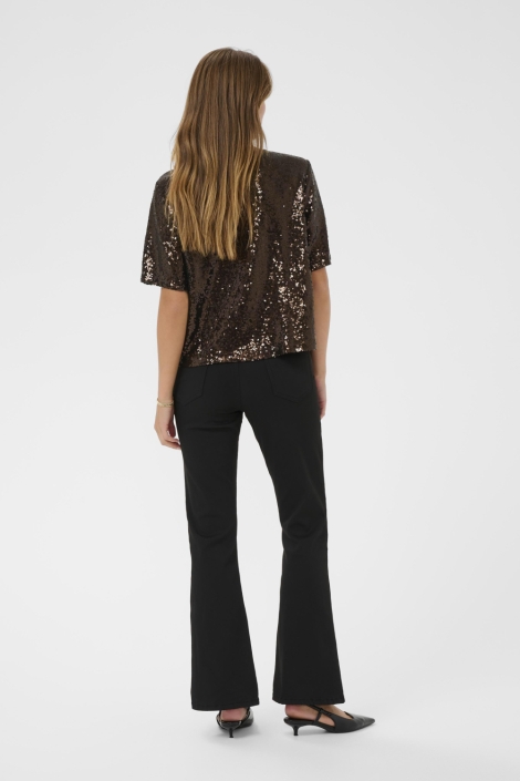 Kaffe bruine dames blouse | Model
