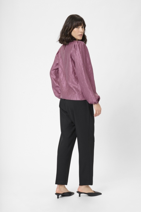 Kaffe paarse dames blouse | Model