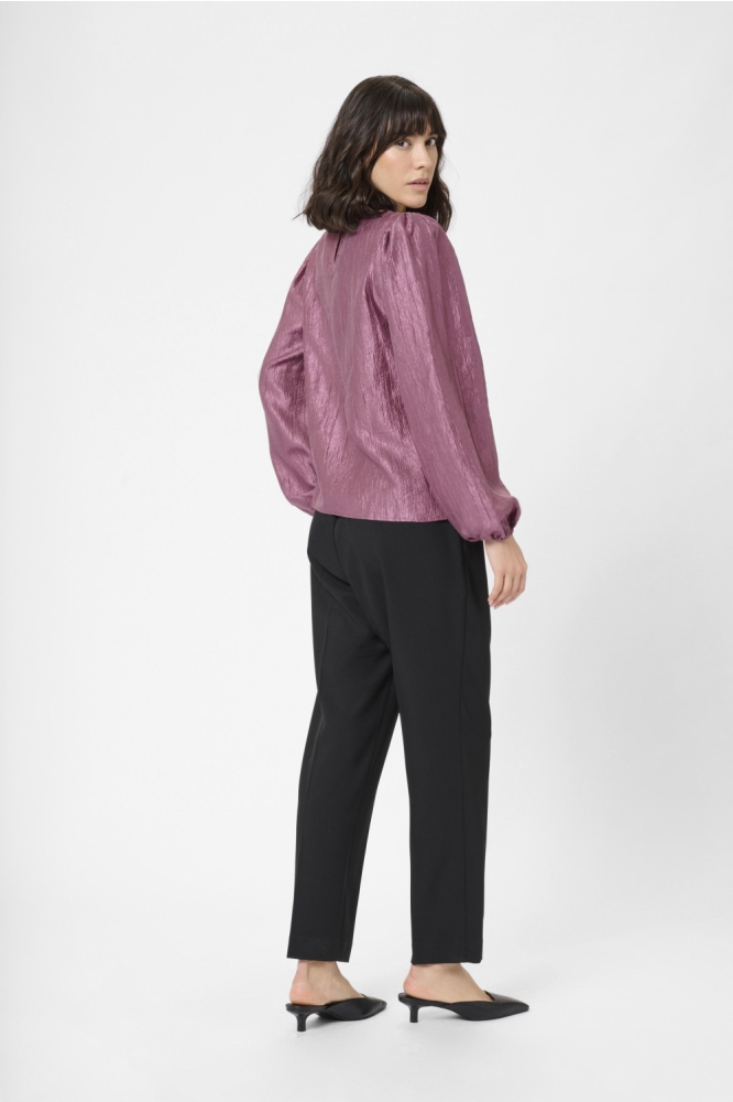 Kaffe paarse dames blouse | Model