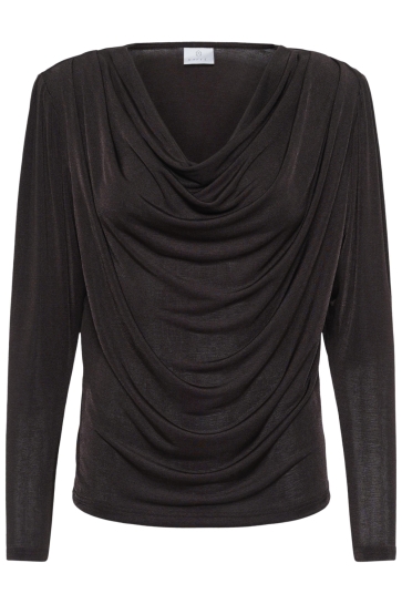 Kaffe KAGINA JERSEY BLOUSE 10509321 191111 Black Coffee
