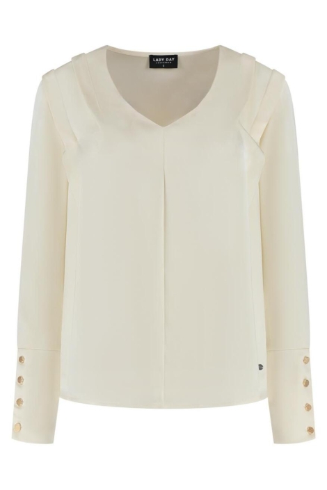 Lady Day ecru dames blouse | Vooraanzicht