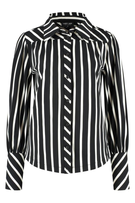 Lady Day zwarte dames blouse | Vooraanzicht