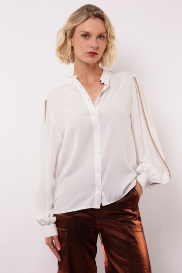 Fluresk Blouse NOORAYA BLOUSE 25WQF11 011 OFFWHITE