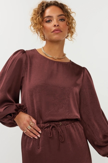 Ydence TOP MANON WS2536 BROWN