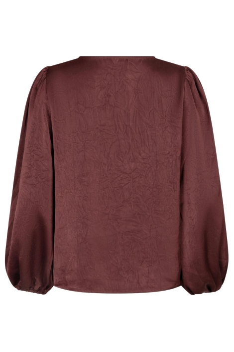 Ydence bruine dames t-shirt | Kleurstaal