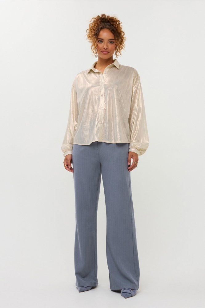 Ydence beige dames blouse | Model