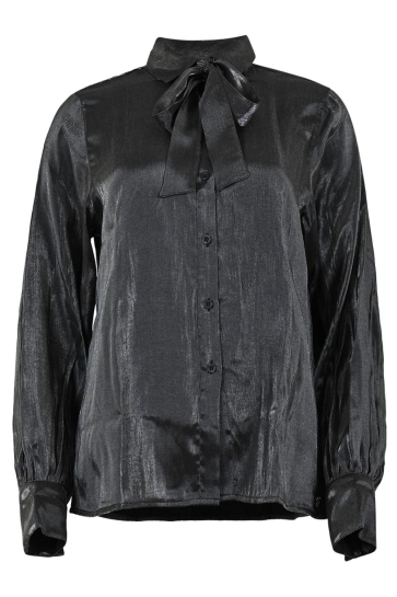 Maicazz Blouse LILO BOW BLOUSE WI25 20 006 ANTRACITE