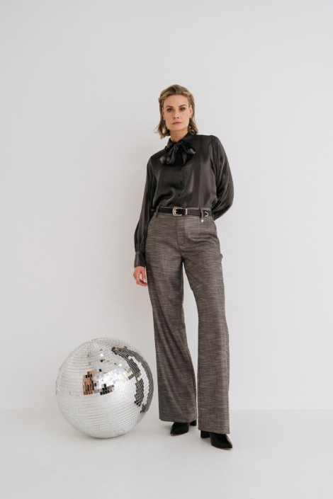 Maicazz grijze dames blouse | Model