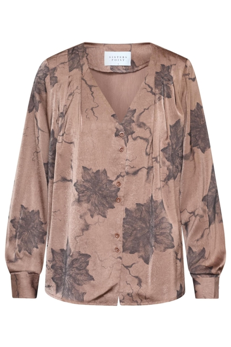 SisterS point bruine dames blouse | Vooraanzicht