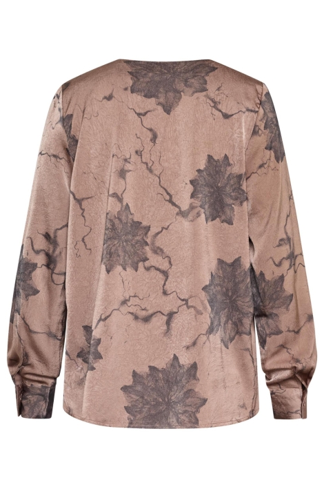 SisterS point bruine dames blouse | Achteraanzicht