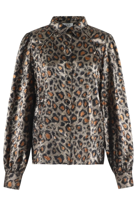 C&S The Label zwarte dames blouse | Vooraanzicht