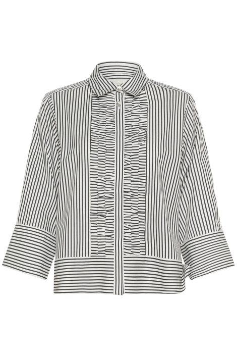Part Two zwarte dames blouse | Vooraanzicht