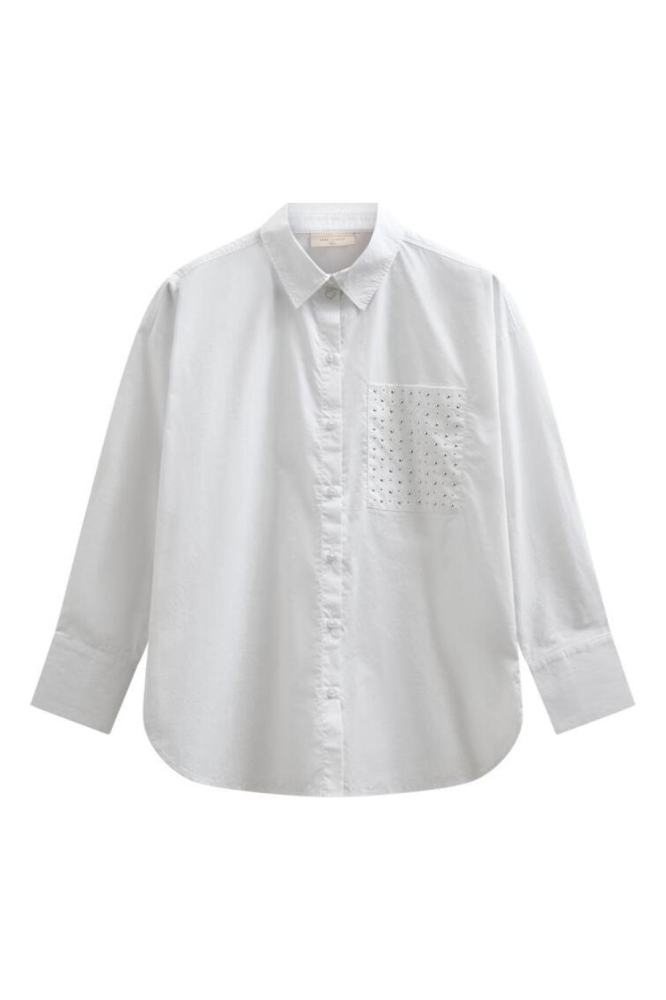 Freequent witte dames blouse | Vooraanzicht
