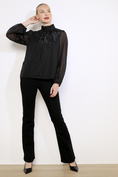 LolaLiza zwarte dames blouse | Model