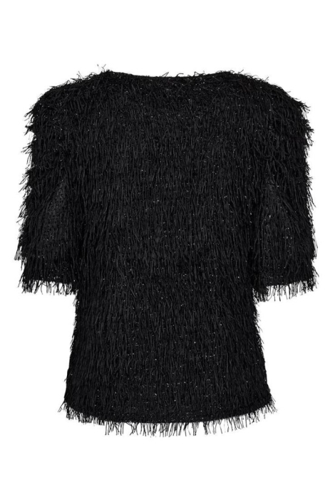 Freequent zwarte dames blouse | Achteraanzicht