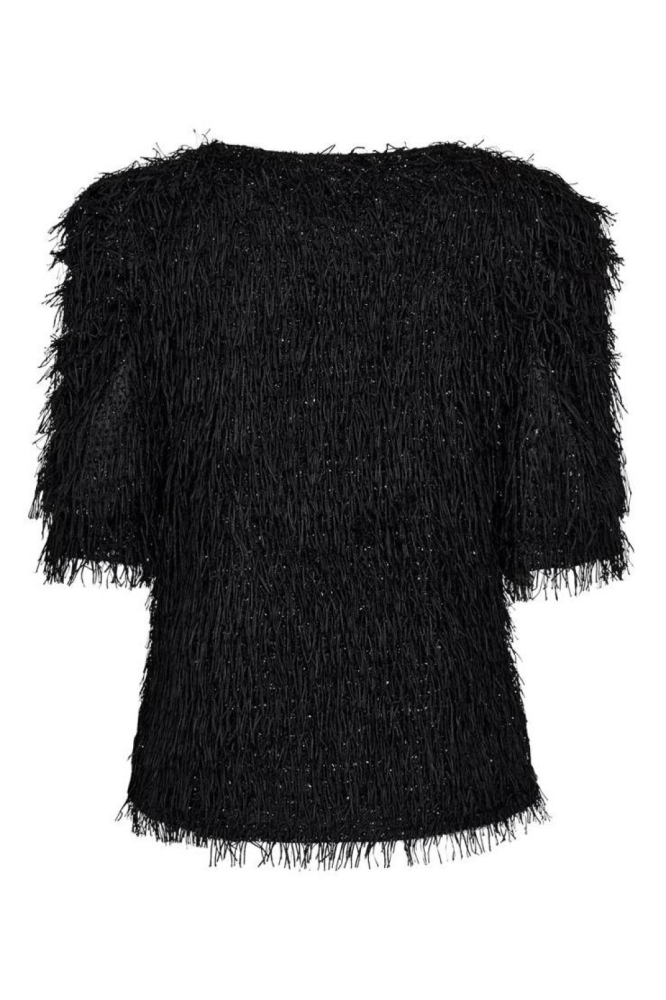 Freequent zwarte dames blouse | Achteraanzicht