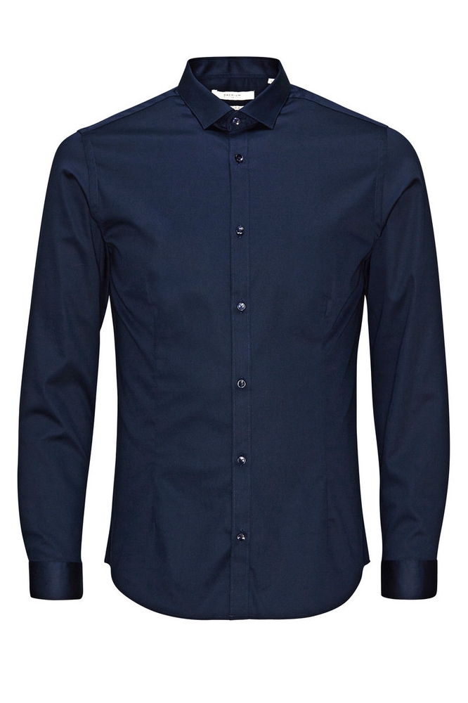 jjprPARMA SHIRT L/S NOOS 12097662 Navy Blazer