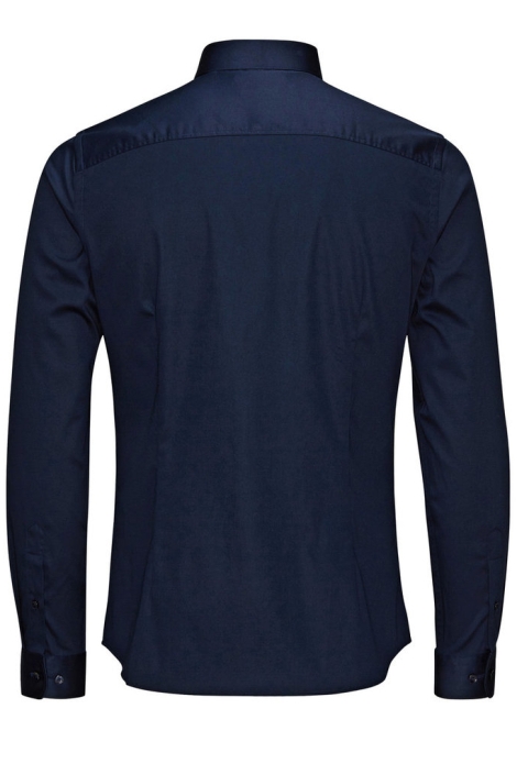 Jack & Jones blauwe heren overhemd | Achteraanzicht
