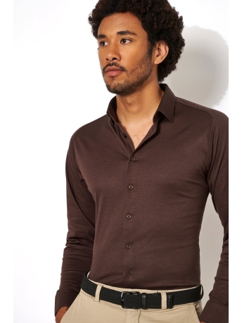 Desoto Overhemd KENT 97028 3 1/1 ITALIAN BROWN 870