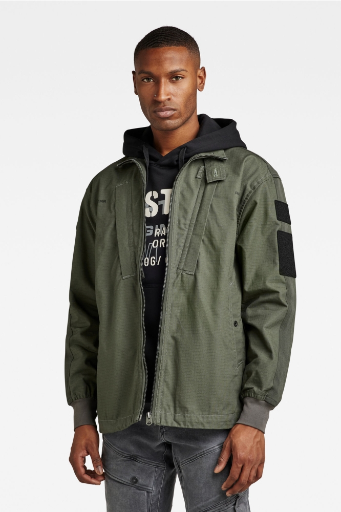 UNISEX COMBAT TAPE OVERSHIRT D21980 D213 lt hunter