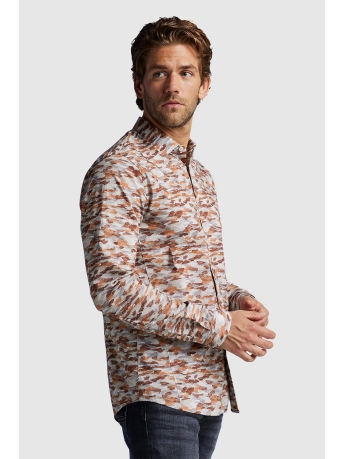 Cast Iron Overhemd LONG SLEEVE POPLIN SHIRT CSI2210276 8122
