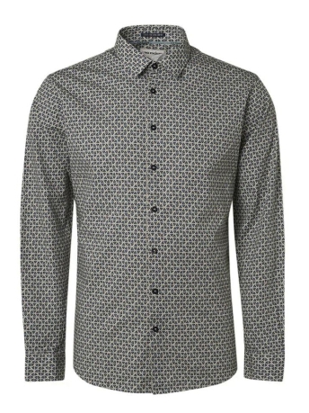 NO-EXCESS Overhemd SHIRT STRETCH ALLOVER PRINTED 18431124 011
