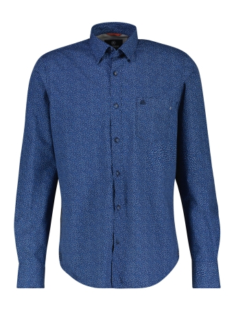 Lerros Overhemd POPELINE SHIRT MET MICRO ALLOVER PRINT  22D1450 474