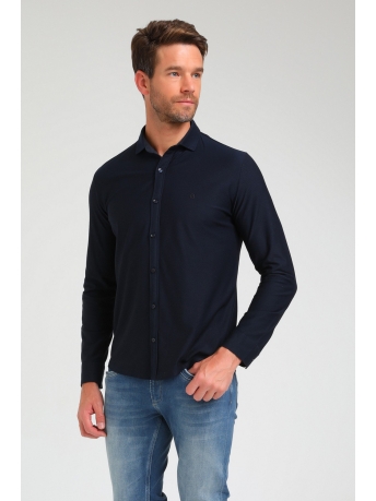 Gabbiano Overhemd OVERHEMD MET OTTOMAN STRUCTUUR 332521 301 NAVY