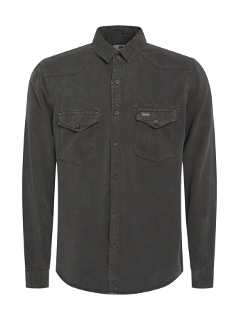 Gabbiano Overhemd SHIRT WITH POCKETS ON CHEST 333532 203 Antra