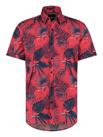 Twinlife Overhemd MEN SHIRT FLORAL SS TW32208 412 INNUENDO