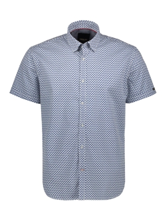 Twinlife Overhemd MEN SHIRT SMALL GRAPHIC TW32206 516 NAVY PEONY